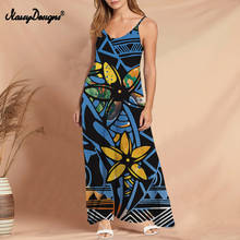 Noisydesigns Boho Women Long Dress 2022 Sleeveless Summer Sundress V Neck Beach Party Women Casual Robe Femme Dropship 2024 - buy cheap