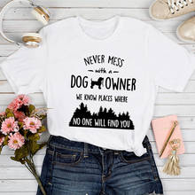 T-shirts femininas letras senhoras cão moda 90s tendência primavera verão camiseta topo senhora elegante menina imprimir roupas camiseta 2024 - compre barato