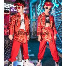 Hip-Hop Dance Costume Kids Chinese Style Girl Stage Outfit Performance Dance Clothes Boy Jazz Street Dance Wear 2024 - buy cheap