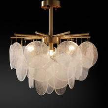 Luxury Postmodern LED Chandelier Lighting E27 Gold Bubble Glass Hanging Lamp For Living Room Restaurant Villa Lobby AC90V - 260V 2024 - buy cheap