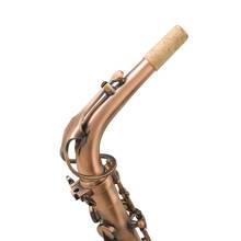 Bico curvo para saxofone b66, bico de 24.5mm com almofada de couro profissional, material isolante térmico de latão 2024 - compre barato