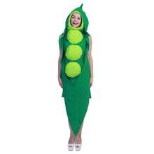 Funny Green Cute Peas Halloween Cosplay Costumes For Women Men Christams Jumpsuit Dance Perfomance Carnival Game Wear 2024 - buy cheap