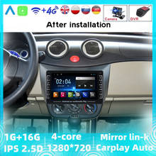 Rádio automotivo, android 8.1, 16gb rom, 8 din, com multimídia, bluetooth, estéreo para lifan smile, 320, 2008, 2015 2024 - compre barato