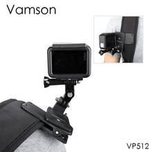 Vamson for GoPro Hero 7 6 5 4 Accessories Backpack Clip Clamp Mount  for Yi 4K for SJCAM for EKEN for DJI OSMO Action VP512 2024 - buy cheap