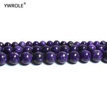 Top AAA 100% Natural Charoite Purple Gem stone Round Natural Stone Beads For Jewelry Making Diy Bracelet Necklace 6/8/10mm 2024 - buy cheap