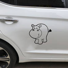 Креативные наклейки для автомобиля из коровьей кожи, модные наклейки для автомобиля с рисунком из мультфильма, украшение на окно, персональные виниловые наклейки 2024 - купить недорого