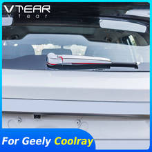 Vtear For Geely Coolray SX11 exterior window rear wiper frame trim cover decoration Car Mouldings styling accessories parts 2020 2024 - buy cheap