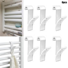 Towel Mop Hooks Hanger Storage Holders Clothes Hat Rail Radiator Tubular Bath Hook Holder EIG88 2024 - buy cheap