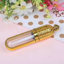 8ml Refillable Pretty Tool Gold Empty Plastic Lip Gloss Tube Balm Bottle Container 2024 - buy cheap