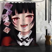 Custom Kakegurui Anime Shower Curtain 12 Hooks For The Bathroom High Quality Polyester Fabric Bath Curtain 3D Printing 2024 - buy cheap