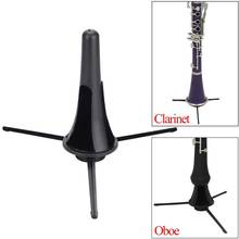 Suporte de clarinete dobrável, tripé, saxofone, clarinete, suporte portátil para instrumento de sopro, acessórios e peças de suporte 2024 - compre barato