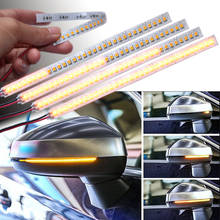 2pcs Car Rearview Mirror Streamer Strip Turn Signal Lamp For Peugeot 206 307 308 207 Mazda 2 3 5 6 Cx-5 Cx-7 Cx-9 2024 - buy cheap