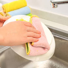 Бытовая Супер Абсорбирующая ткань для чистки тряпки для автомобилей микрофибра кухонное полотенце тряпки для мытья посуды 2024 - купить недорого