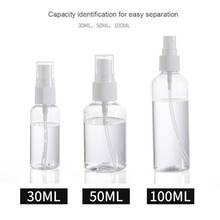 30/50/100ML Mini Refillable Portable Sample Perfume Bottle Transparent Travel Empty Spray Refill Bottles Cosmetic Containers 2024 - compra barato