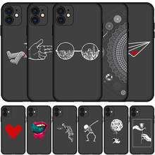 JURCHEN Silicone Cover For Samsung Galaxy A13 A6 A7 A8 A9 Plus Pro A2 Core A5 A6s A8s A9s TPU Case Custom 3D Relief Lover Print 2024 - buy cheap