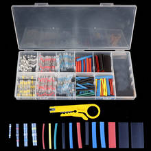 110PCS Heat Shrink Terminals Butt Solder Seal Connectors Waterproof Solder Sleeve Tube Electrical Wire Insulated Butt Connectors 2024 - buy cheap