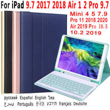 Case Keyboard For iPad Mini 4 5 2019 9.7 2017 2018 5th 6th Air 1 2 3 2019 3rd Pro 10.5 11 2018 2020 10.2 7th  8th Gen Tablet 2024 - buy cheap