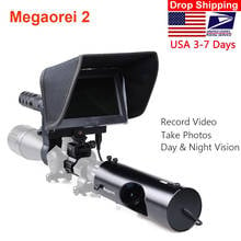 Megaorei2-mira telescópica de visión nocturna, dispositivo de grabación de vídeo HD, 720P, láser infrarrojo, linterna, asistencia, cámara de caza 2024 - compra barato