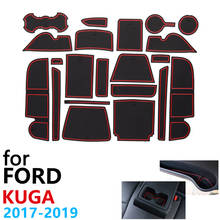 Alfombrilla de goma antideslizante para Ford KUGA Escape MK2 Facelift C520, 2017, 2018, 2019, accesorios para teléfono 2024 - compra barato