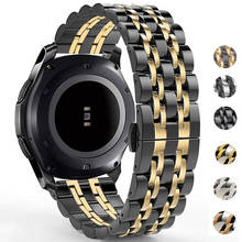 Correa de Metal para Samsung Galaxy Watch, pulsera de acero inoxidable de 22MM, 20MM, 46mm, 42mm, para Gear S3 Active2 2 40 44mm 2024 - compra barato