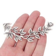 3 x Tibetan Silver Big Large Branchs Leaf Connectors Charms Pendants for Necklace Jewelry Making Findings 87x25mm 2024 - buy cheap