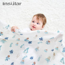 Insular Cotton Baby Swaddles Soft Newborn Blankets Bath Gauze Infant Wrap Sleepsack Stroller Cover Play Mat Newborn Baby Stuff 2024 - buy cheap