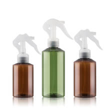 Pulverizador de vaporizador vazio para cabelos, spray de névoa fina de plástico marrom, verde, 100ml, 150ml, 200ml, 24 peças 2024 - compre barato