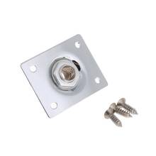 Guitar Jack Plate + Output Socket Chrome Rectangle For Gibson Epiphone Square Socket 2024 - buy cheap