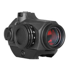 LASERSPEED-mira táctica Airsoft negra, Rifle holográfico, punto rojo, óptica de caza 2024 - compra barato