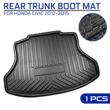 Car Floor Mat Carpet Rear Trunk Anti-mud Cover For Honda Civic 2012 2013 2014 2015 2024 - buy cheap