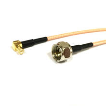 New  MCX  Male Plug Right Angle  Switch  F  Male Pigtail Cable Connector RG316 Wholesale Fast Ship 15CM 6" Adapter 2024 - buy cheap