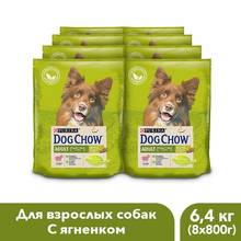 Dog Chow dry food for adult dogs over 1 year old, with a lamb, 6.4 kg. 2024 - buy cheap
