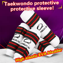 GINGPAI-equipo de protección para Taekwondo, equipo de alta calidad, espinillera, protector de brazo, Taekwondo, tobillo, 2/4 piezas 2024 - compra barato