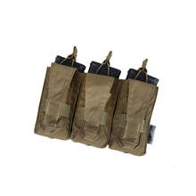 TMC NEW Molle Triple  Kangaroo 5.56 M4 MAG Pouch Bag for Tactical Vest Front Panel 2024 - buy cheap