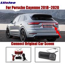 Car Camera For Porsche Cayenne 2018 2019 2020 ATUO Rear Reverse Parking CAM Original Screen Upgrade Dynamic Image System 2024 - buy cheap