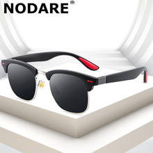 NODARE-gafas De Sol polarizadas sin montura para hombre y mujer, lentes De Sol De medio Marco, De diseñador De marca, 2019 2024 - compra barato