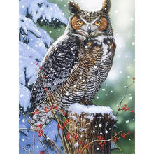 YI BRIGHT Full Square Diamond Embroidery Complet Kit Owl 5d Diamond Painting Rhinestone Picture Diamond Mosaic Home Decorations 2024 - buy cheap