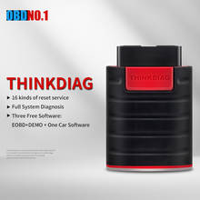 ThinkCar-herramienta de diagnóstico ThinkDiag obd2, sistema completo de potencia superior a X431, software gratuito, 15 servicios de reinicio, pk AP200, OBD2, Cod 2024 - compra barato