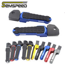 SEMSPEED Motorcycle Foot Pegs Left Right Hold Foots CNC Accessories Yamaha MT09 FZ09 FJ09 Tracer 900 Semspeed Logo Rear Pedal 2024 - buy cheap