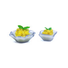 1/12 Dollhouse Miniature Accessories Mini Resin Mango Coconut Tray Simulation Food Model Toy for Doll House Decoration ob11 2024 - buy cheap