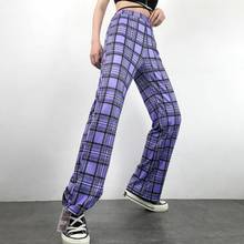 Ropa de calle Retro para mujer, Pantalones rectos de cintura alta, holgados, Punk, Sexy, Punk, Harajuku, Punk 2024 - compra barato