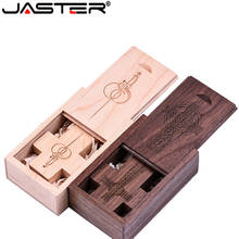 JASTER-unidad Flash usb, pendrive de madera con logotipo del cliente, 4GB, 16GB, 32GB, 64GB, cruces U disck, regalos 2024 - compra barato