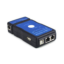 Интеллектуальный сетевой кабель тестер RJ45 RJ11 RJ12 Многофункциональный USB телефонный сетевой кабель тестер 2024 - купить недорого