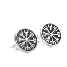 Unisex 316L Stainless Steel Cool Viking Studs Earrings Newest 2024 - buy cheap