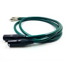 FURUTECH-Cable de Audio OCC 2 RCA macho a 2 XLR macho, Dual, de alta calidad, a Dual XLR 2024 - compra barato