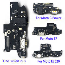 USB Charger Charging Dock Port Connector Board Flex Cable For Moto G 5G/G Power/E7 E2020 /For Moto One Fusion Plus 2024 - buy cheap