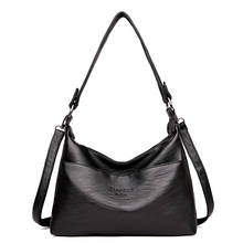 Fashion women's shoulder bag quality PU female Messenger bag brand ladies handbag large capacity party bags for women 2019 girl 2024 - buy cheap