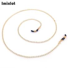 Fashion Chic Womens Gold Silver Eyeglass Chains Sunglasses Reading Crystal Glasses Chain Eyewear Cord Lanyard Necklace 2024 - buy cheap