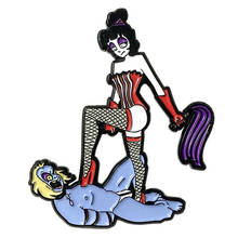 Mistress Lydia enamel pin funny horror fans art collection 2024 - buy cheap