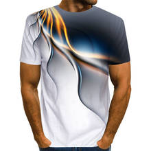 2020 мужские футболки с 3D принтом, крутая красочная женская футболка с коротким рукавом, Забавный дизайн, повседневные топы, футболки, мужская футболка 6xl 2024 - купить недорого